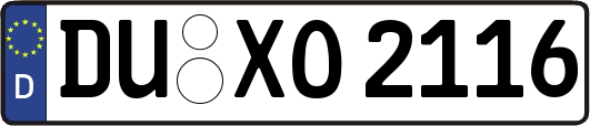 DU-XO2116