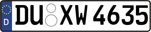 DU-XW4635