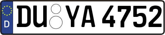 DU-YA4752