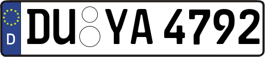 DU-YA4792