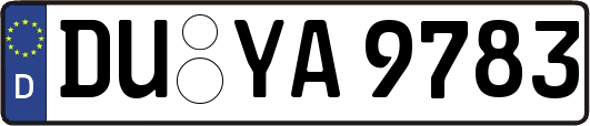 DU-YA9783