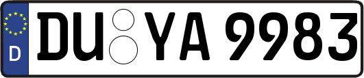 DU-YA9983