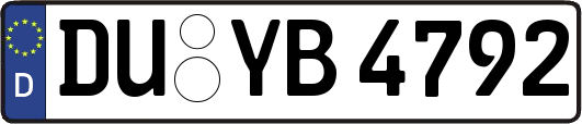 DU-YB4792