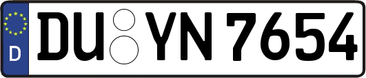 DU-YN7654