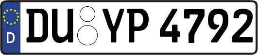 DU-YP4792