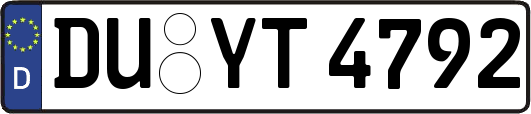 DU-YT4792