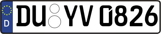 DU-YV0826