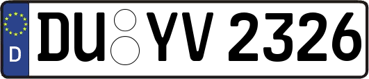 DU-YV2326