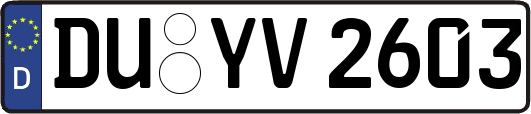 DU-YV2603