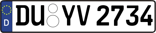 DU-YV2734
