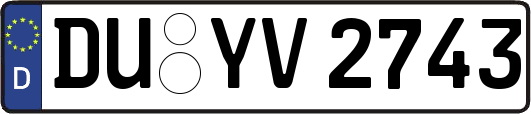 DU-YV2743