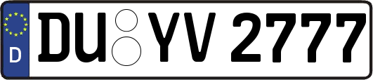 DU-YV2777