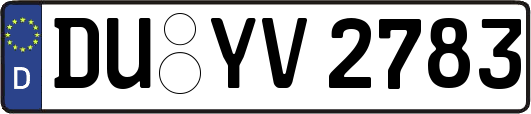 DU-YV2783
