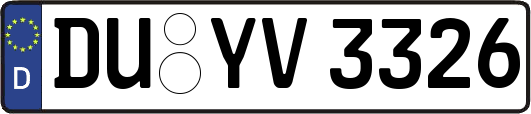 DU-YV3326