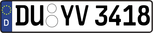DU-YV3418