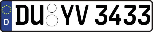 DU-YV3433