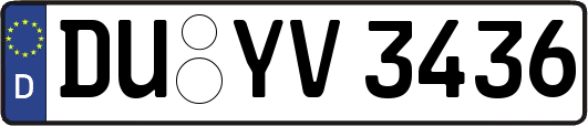 DU-YV3436