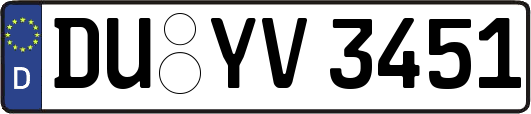 DU-YV3451