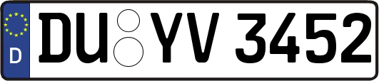 DU-YV3452