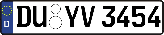 DU-YV3454
