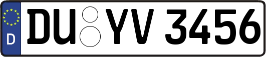 DU-YV3456