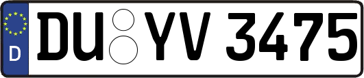 DU-YV3475