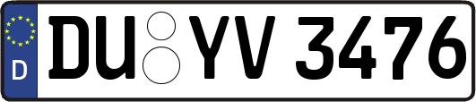 DU-YV3476