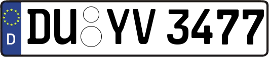 DU-YV3477