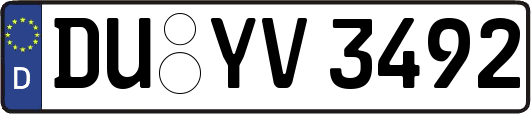 DU-YV3492