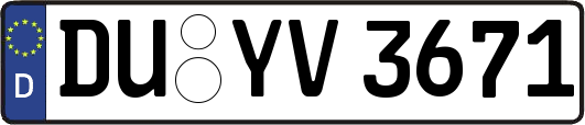DU-YV3671