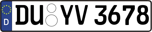 DU-YV3678