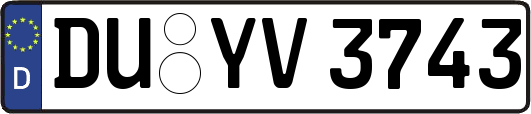 DU-YV3743