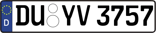 DU-YV3757