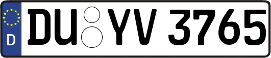 DU-YV3765