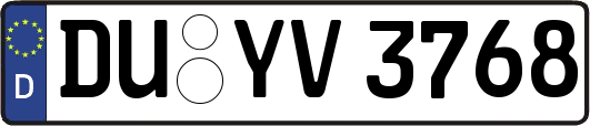 DU-YV3768
