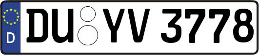 DU-YV3778