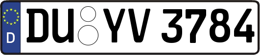 DU-YV3784
