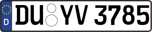 DU-YV3785