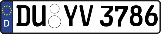 DU-YV3786