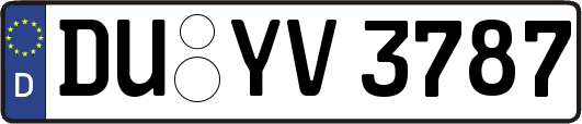 DU-YV3787