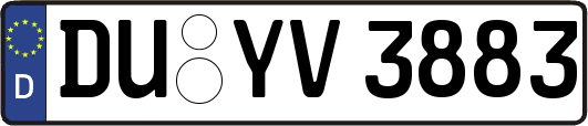 DU-YV3883