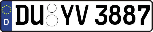DU-YV3887