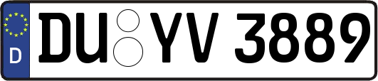DU-YV3889