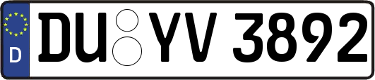 DU-YV3892