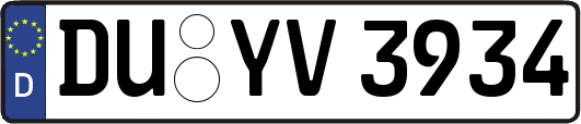 DU-YV3934