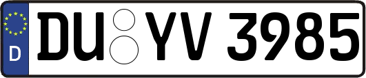 DU-YV3985