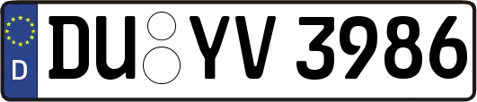 DU-YV3986