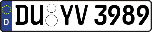 DU-YV3989