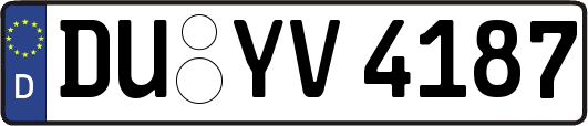 DU-YV4187