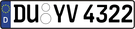 DU-YV4322